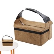 Portable Outdoor Lunch Bag Camping Wood Grain Storage Bag Portable Ready Stock Multifunctional Cookw