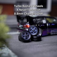 Velg Diecast Wasserpig Wheels Turbo Bastard Wheel Navy Blue 8.8mm