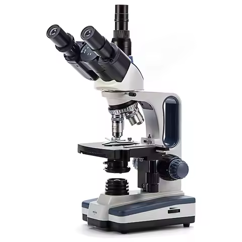 SWIFT SW350T 40X-2500X Biological Trinocular Microscope With 10X 25X Eyepieces, Mechanical Stage, Ab