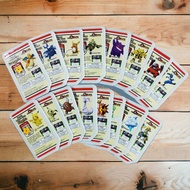 Scannable Malaysia Full Set Pokemon Gaole Support Ticket / Card