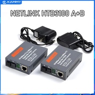 【 HCM/24H】Optical converter, 10/100Mb/1000Mb 1-fiber and 2-fiber Mercury optical converter, Netlink