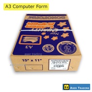 SONOFORM COMPUTER FORM A3 SIZE 11" x 15" - 1PLY (1000FANS)