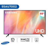 สมาร์ททีวี SAMSUNG Crystal UHD TV 4K SMART TV 55AU7002 ขนาด 55 นิ้ว รุ่น UA55AU7002KXXT