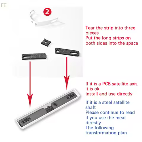 [F] Mechanical Keyboard Satellite Shaft Space Key Cap Soundproof Cotton 6.25U/7U Sound-Absorbing Pad