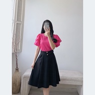 Áo kiểu dáng suông tay phồng hai lớp thời trang - Eden Fashion Store - ASM227
