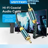 Vention RCA Audio Cable Male to Male Stereo Video Cable Metal Coaxial Cable For TV Amplifier DVD