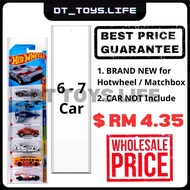 Hotwheels / Matchbox Protector 6-7 Car Display Holder Display Card Rack / Display Holder For Mainlin