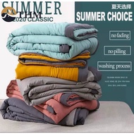 🔥Ready StockPromosi_ COTTON Blanket Super Soft Quilt Comforter King Size Selimut Super Lembut 水洗棉夏凉纯