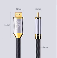 #N/A - HDMI高清線2.1版8K 鍍金電視電腦投影儀連接線（1.5米）#Q901028370