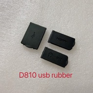 New USB Rubber Set for Nikon D810 HDMI Rubber/Mic Rubber/USB Rubber Repair Parts