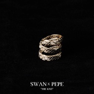 SWAN - VRT Knit Swirl Ring แหวนลวดลายสานถักทอผ้า Where Textile Meets Jewelry