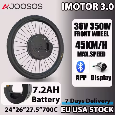 IMotor 3.0 Electric Bike Conversion Kit APP/Display Two Version E Bike Motor Kit Front Hub Motor Whe