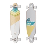 VOLADOR Freeride Longboard Cruiser | Maple Wood Deck| Drop Through longboard complete