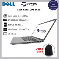 Dell Latitude 5420 i5-1135G7 8GB DDR4 RAM 256GB M.2 SSD Win 11 Pro Laptop (Refurbished)