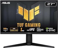 ASUS TUF Gaming VG27AQL3A Gaming Monitor – 27-inch, QHD, 180Hz, Fast IPS, ELMB Sync, 1ms, Freesync P