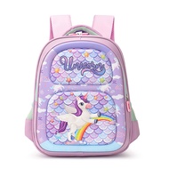 LJMOFA 4-6 Y Childrens Fashion Backpack Boys and Girls Cute Cartoon Animal Backpack large capacity w