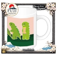 Straight Mug for Kids Dinosaur Design [Marimo Craft] GMM-003 φ78×D93mm 【Direct from Japan】