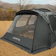 KAZMI KZM GEOPATH PRO Black Forest Villa Tent Dedicated Window Hanging K231T3T09 PVC Material Transp