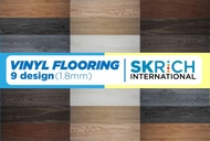 Vinyl Floor 1.8mm 36pcs/54sqft Self Adhessive DIY