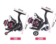 Goture รอกตกปลา รอกสปินนิง รอกขนาด500/2000/3000/4000ซีรีย์ อุปกรณ์ตกปลา