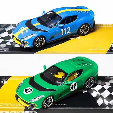 TOC 1:64 812C simulation supercar alloy car model collection ornament