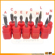 8x6x60mm 6mm Tungsten Carbide Burr Double Cut Single Cut Porting Tool Mata Porting Mata Korek