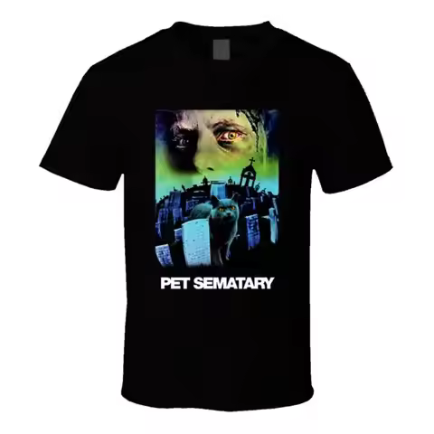 Pet Sematary Stephen King 80s Horror Original Movie Fan T Shirt