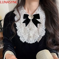 LUNASYNC Black Ribbon Pin, Awareness Melanoma Cancer Black Bow Brooch Pin, Lapel Pin Skin Cancer Vin