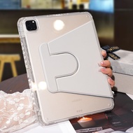 ipad Acrylic hard shell that can rotate 360 degrees case ipad 9th gen case 8th/7th 10.2 Pro 11 12.9 Pro10.5 Air 4 5 10.9 10th gen 6th 9.7 Air321 Mini6 pro 9.7 IPad rotating cover