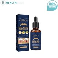 HealthGuru Eelhoe Beard Enhance Oil Beard Mustache Conditioner Oil Growth Essence Nourish Thicker Minyak Tumbuh Janggut