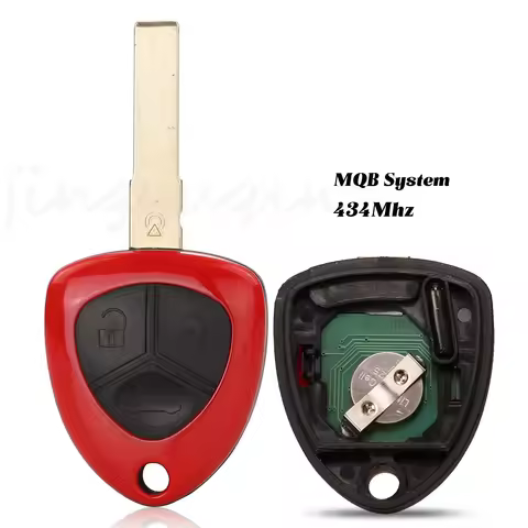 jingyuqin Remote Smart Car Key 433MHZ Complete Key For Ferrari 458 Italia California 599 GTB Fiorano