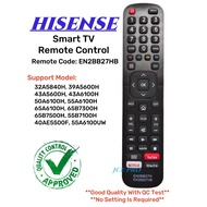 Hisense Smart TV Remote Control EN2BB27HB H32A5600 H32A5840 H32B5600 32A5600F 32E5600EE H39A5600