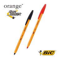 【BIC】橘桿0.7原子筆-黑/紅 6入組 (新品)