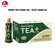 (HOẢ TỐC HCM) Thùng 24 chai Trà Olong tea + Plus 450ml - AnNa