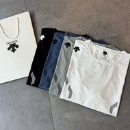 DESCENTE 2025年夏季新款 冰絲速幹短袖T恤 短袖T恤 Cotton Short Sleeve T-shirt 恤衫 棉t恤 男裝 tee shirt 衛衣 XXL Top t shirt 