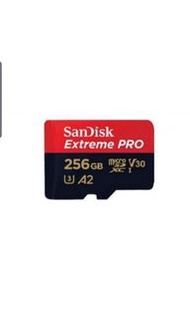 Brand new- SanDisk Extreme Pro(256GB) (全新)極速, 4K高画像/儲存SD卡