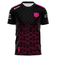 KRU 2023 Jersey T-Shirts Uniform VALORANT LEC KRU Kagz Jersey VAT KRU Esports Tees