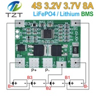 BMS 4S 3.2V 3.7V 8A LiFePO4 / Lithium battery charge protection board 12.8V 14.4V 18650 32650 batter