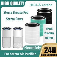 For Sterra Breeze Pro / Sterra Paws Air Purifier Replacement H14 True HEPA Filter