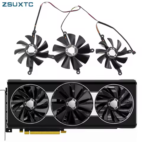 CF1015H12S 4Pin RX 5700XT Cooler Fan For XFX Radeon RX 5700 XT THICC III Ultra Graphic Cards Cooling
