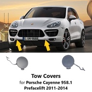 Porsche Cayenne 958.1 Bumper Tow Cover S GTS Turbo Towing Hole