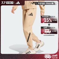 adidas ไลฟ์สไตล์ กางเกงขายาว adidas Z.N.E. ผู้หญิง สีเบจ JD9587