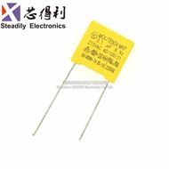 275v104k 0.1 UF 104KV 275VAC X2 Safety Capacitor Pitch 10MM 15MM 275V104K 100NF 0.1 UF Yellow Square
