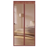 Summer Mosquito Curtain Paste Magnetic Encryption Screen Door Car Window Shade Bedroom and Household Partition Curtain Punch-Free Removable
