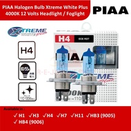 PIAA Halogen Bulb Xtreme White Plus 4000K 12V Headlight/Foglight / H1, H3, H4, H7, H11, HB3 (9005)