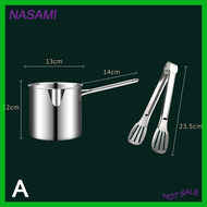 NASAMI 2 3 4Pcs Stainless Steel Deep Frying Pot French Fries Fryer With Strainer Chicken Fried Pans Kitchen Cooking Tool