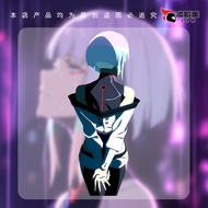 Two-Dimensional Cyberpunk 2077 Lucy's Back Car Sticker Reflective Waterproof Decorative Helmet Lugga