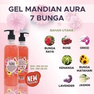 GEL MANDIAN Aura 7 Bunga D'herbs (500ml)