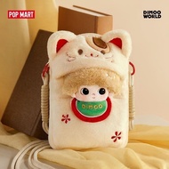 P POPMART POPMART DIMOO DIMOO Mobile Phone Quilt Bag Mystery Box Furry Phone Case with Lanyard