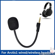 ELEGA Gold-plated 3 5mm Plug Headsets Mic for arctis 1 Headphones Boom Microphones Wired  Headphones